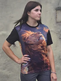 Футболки с полной запечаткой: Гордый Лев